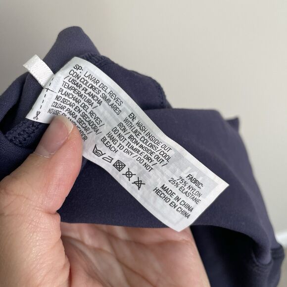 Alphalete Size M Purple Aura High Rise Blizzard Print Leggings Purple Workout - Picture 5 of 6